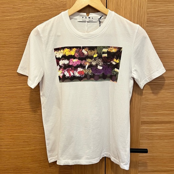 Proenza Schouler Tops - PROENZA SCHOULER WHITE LABEL | Printed Short Sleeve T-shirt | Small